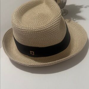 Eric Javits Tan Fedora with Black Band